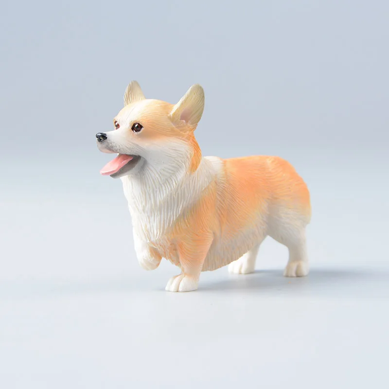 Koteta Kawaii фигурка животного из смолы имитация корги коллекционная детские игрушки