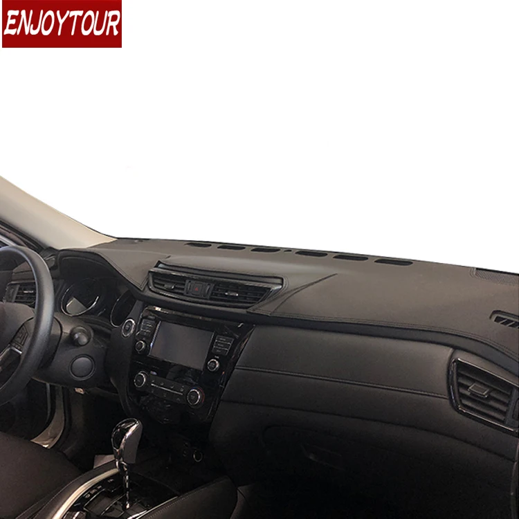 Для Nissan X-trail Xtrail 2007-2018 кожаный коврик для приборной панели крышка защиты от