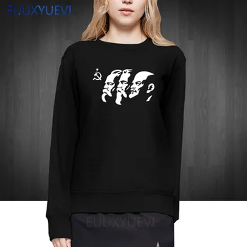 

The Soviet Union The Great Communist Lenin ,Marx ,Engels women sweatshirts USSR CCCP Communism Cotton hoodies pullover clothing