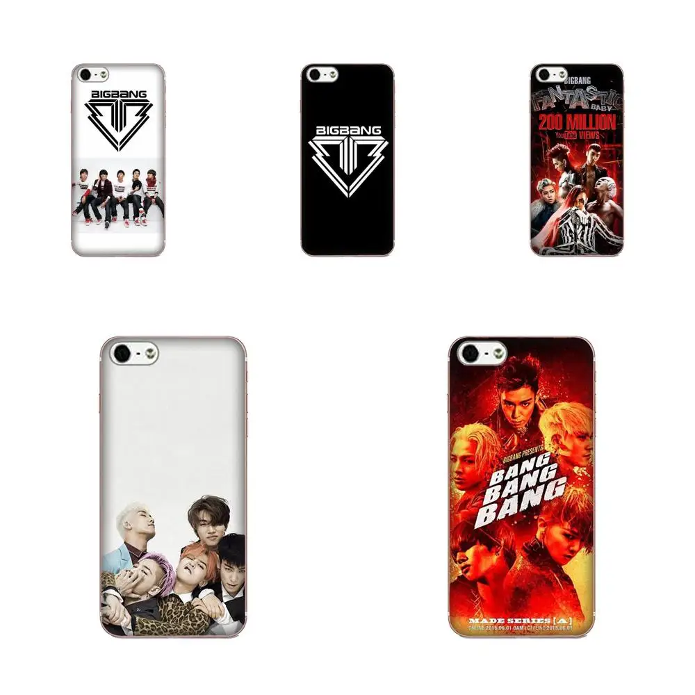 Мягкий чехол Bigbang-Kpop для Huawei P8 P9 P10 P20 P30 Mate 7 8 9 10 20 Lite Plus Pro 2017 | Мобильные телефоны и