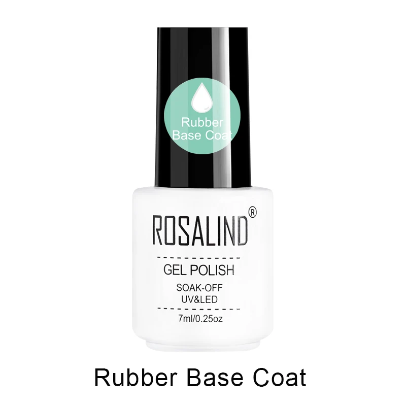 ROSALIND гель 1S Гель-лак для ногтей Блестящий Радужный серия ногтей Полупостоянный Гель-лак нужен основа и топ для ногтей маникюр - Цвет: RCRBASE