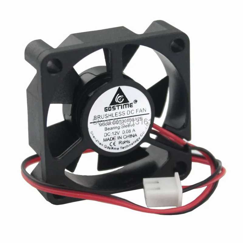 

GDT 2pin 12v cooling air fans 30mm 30x30x10mm