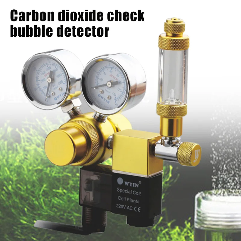 

CO2 Aquarium Regulator Bubble Counter Durable for Planted Aquarium Fish Tank Hogard