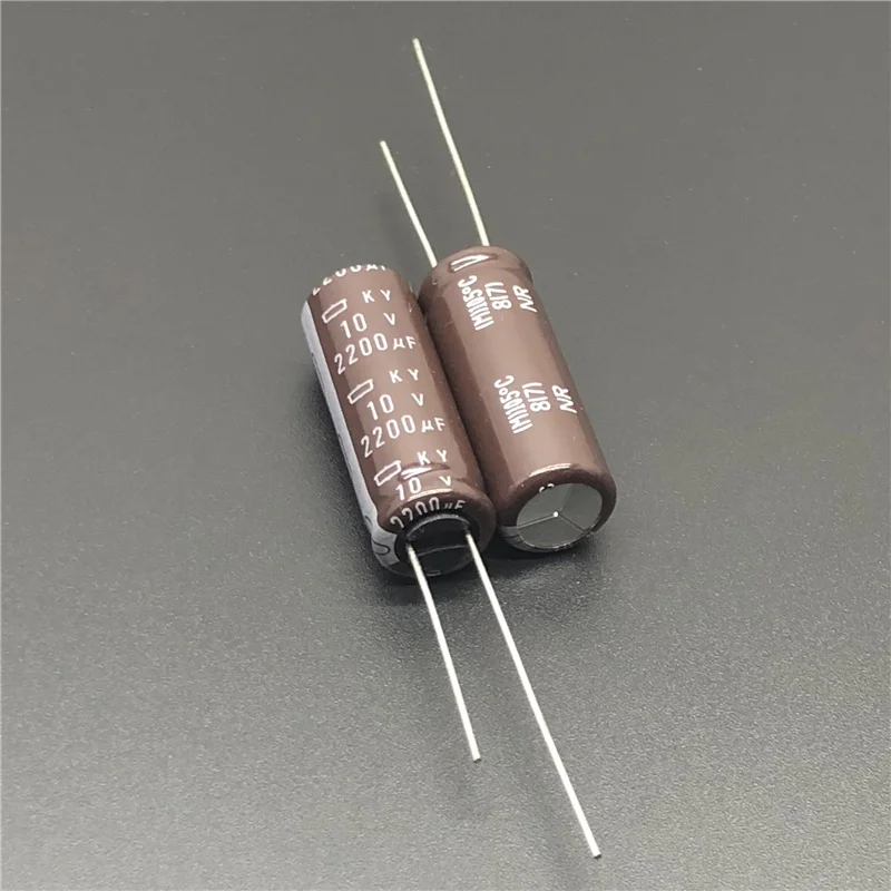 10 шт./50 шт. 2200 мкФ в серия NCC KY 10x30 мм низкий ESR 10V2200uF алюминиевый электролитический