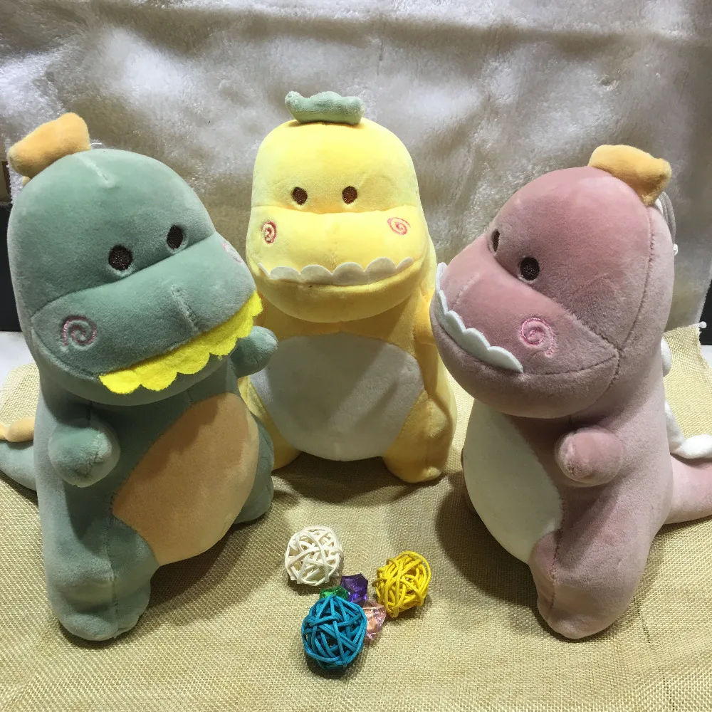 Последние забавные улыбка животных плюшевые игрушки Kawaii улыбка динозавра модные мягкие детские эмуляция детские плюшевые игрушки подарки