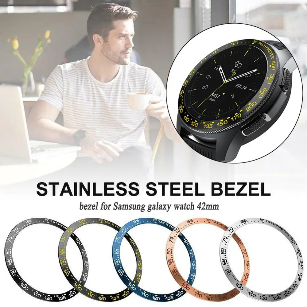 

For Samsung Galaxy Watch 42mm Ringke Bezel Styling Frame Case Cover Anti Scratch Protection Ring Bezel Popular Style