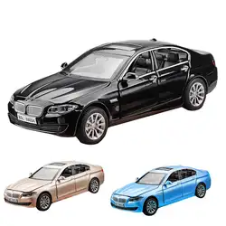 Подходит для 1:32 BMW 535i сплав модель игрушечного автомобиля со звуком и светом и тянуть назад Функция моделирования модель игрушечного