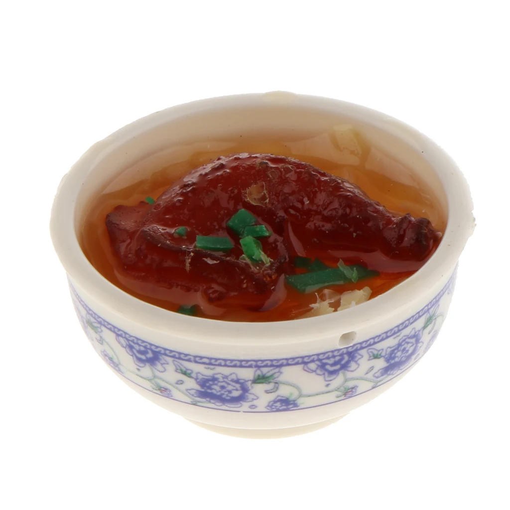 1/12 dollhouse miniatures Chinese Food kitchen accessories Great for your dolls house dining table decoration Kitchen Toys