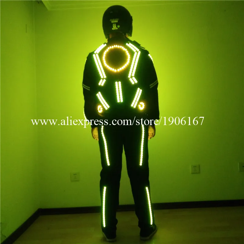 LED Costume LED Clothing Light suits LED Robot suits Kryoman robot david robot09