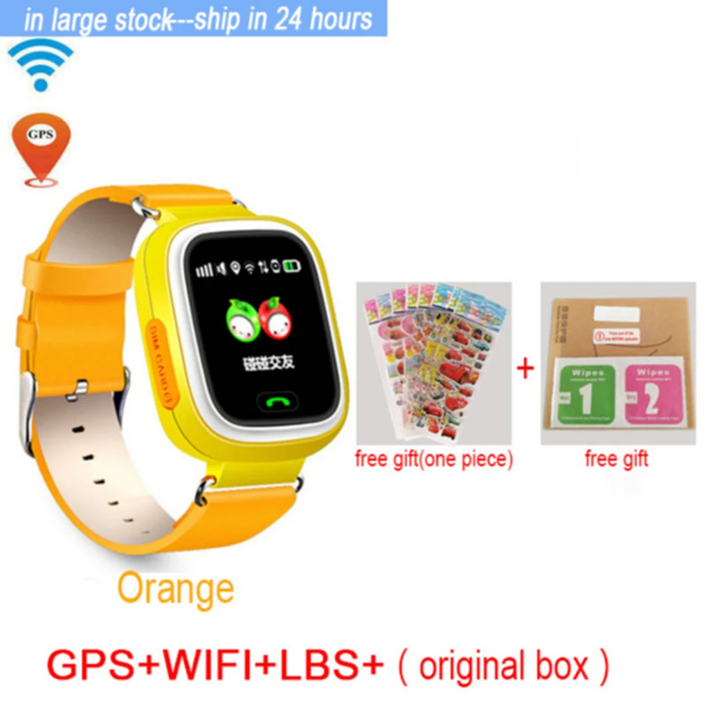 

Q90 GPS Phone Positioning Children Watches with WIFI SOS Smart Baby Kids Watch Anti Lost Monitor Tracker