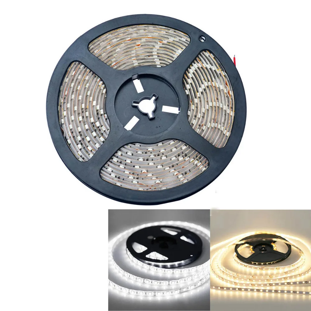 

36W LED Strip Lamp White light / Warm White 2800lm 300-3528 SMD (DC12V / 5M)