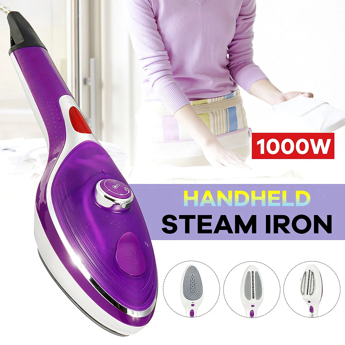 

Handheld Garment Steamer Appliances Vertical Steamer with Steam Irons Brushes Iron for Ironing Clothes for Home 220V 1000W