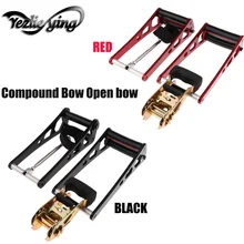 High Quality Outdoor hunting Portable Archery Compound Bow Open bow accessories Ratchet-Loc Press Red archery accessories compound bow press aluminum archery accessories for adjusting compound bow red color