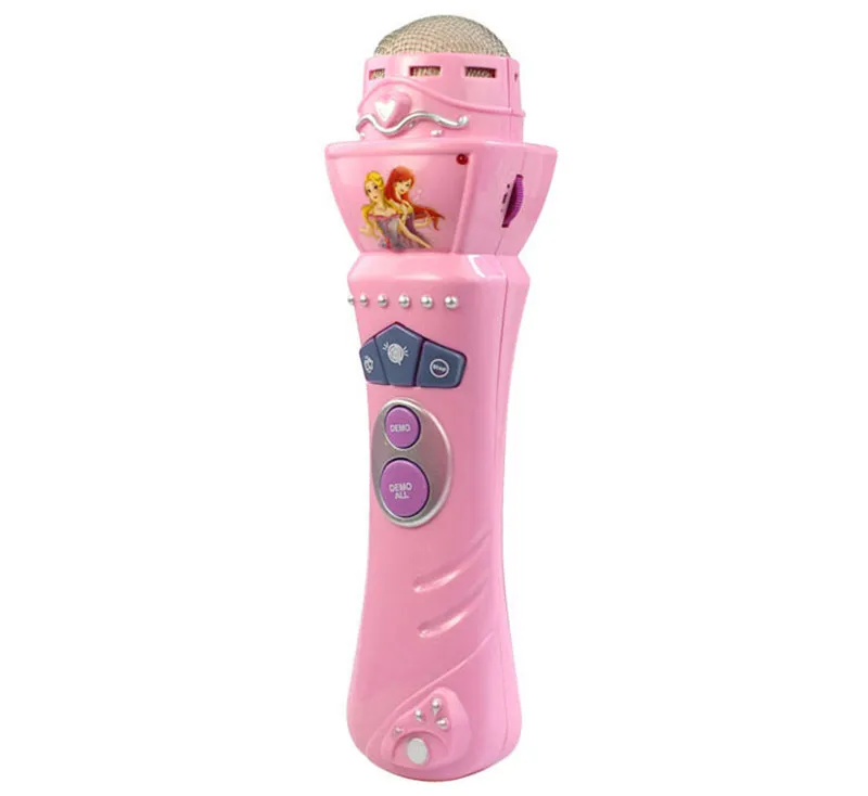 Горячая Распродажа, беспроводной светодиодный микрофон для мальчиков и девочек, микрофон для караоке, пения, забавный музыкальный игрушечный микрофон# N20