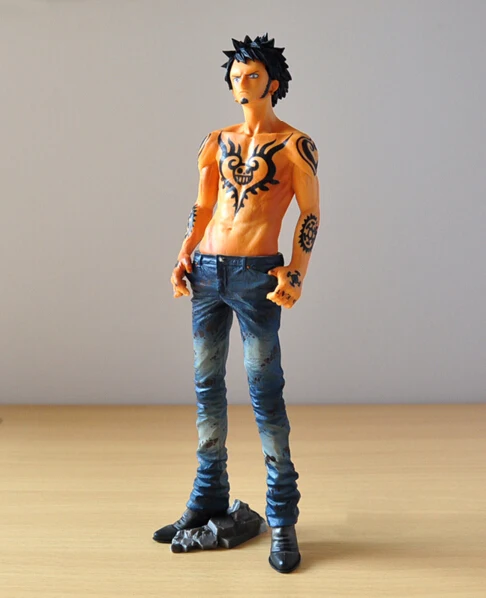 26 см японское аниме одна деталь Trafalgar Law Rowe коробка ПВХ модель игрушки фигурки