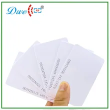 Низкая стоимость ISO EM4100 TK4100 rfid 125 кГц 0,8 мм тонкий пластик для струйной печати карт для epson, Canon контроль доступа Бесконтактная карта