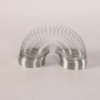 

D8cm H8cm Physical Fluctuation Spring Metal Fluctuation Spring Flat Steel Wire Density Wave Spring Teaching Equipment