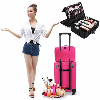 LHLYSGS Brand Cosmetic Case Suitcases  3