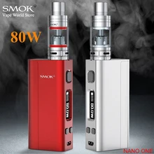 SMOK Nano One 80W Vape Box Mod Kit Vaporizer Electronic Cigarette with Nano TFV4 Atomizer VS iStick Pico eVic VTC Mini S088