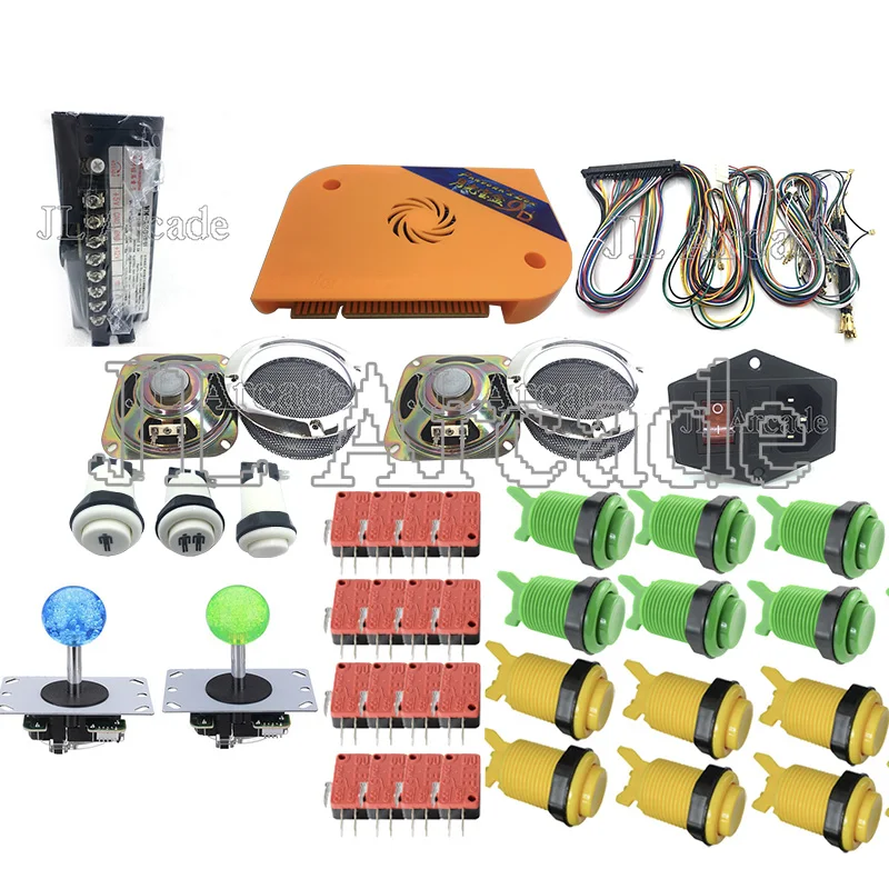 

NEW 2 Player DIY Arcade Kit Pandora box 9D 2222 in 1 game board and joystick American HAPP Style Push Button for Arcade Machine