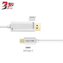 Type C Male to DP Male Adapter USB3.1 C to DisplayPort Cable 4K@60HZ for MacBook Galaxy S9 Huawei P20 Type C Male to DP Male Adapter USB3.1 C to DisplayPort Cable 4K@60HZ for MacBook Galaxy S9 Huawei P20