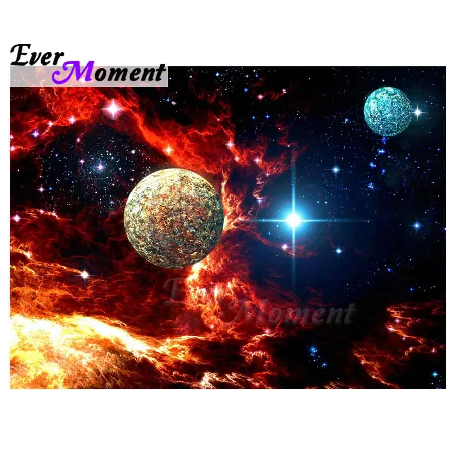 

Ever Moment Diamond Painting Universe Mosaic Full Square Drill Mosaic Picture Of Rhinestone Diamond Embroidery 5D DIY 3F083