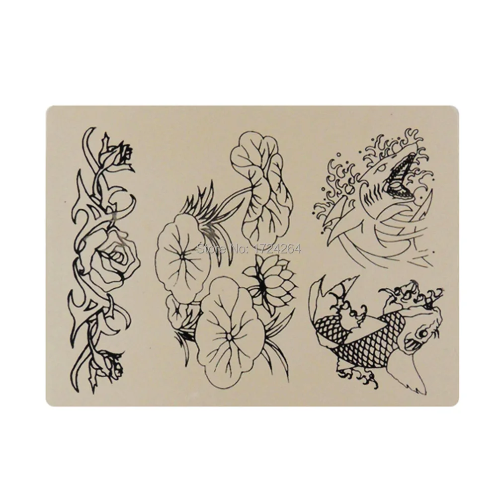 5pcs/lot 8 x 6 Inch Tattoo Practice Skin Sheet Mix Sheets Needle Tattooing  Accessories Body Art For Tattoo Beginner|art female|art seashellsart kits  for adults - AliExpress