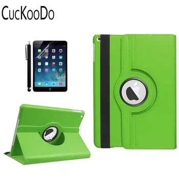 

CucKooDo 360 Degree Rotating Stand Cover with Auto Sleep Wake for Apple New iPad 9.7 inch 2017 Release +Stylus +Screen Film