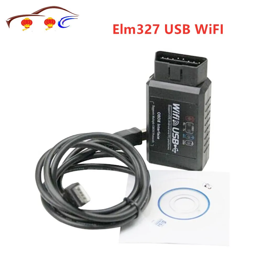 Диагностический сканер OBD2 Супер ELM327 WIFI USB диагностический инструмент высокое