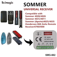 SOMMER 4020 4026 TX03-868-4 remotre 868 МГц sommer 4025 4026 4020 приемник дистанционного управления
