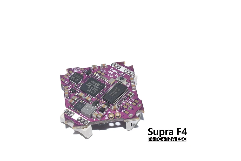 Supra-F4-12A V1.0 F411 F4 Flight Controller AIO OSD BEC & 12A BL_S 2-4S 4In1 ESC for RC Drone FPV Racing  (3)