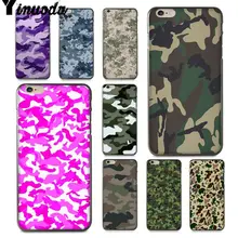 

Yinuoda For iphone 7 6 X Case Camouflage Pattern Camo military Army Phone Case for iPhone 7 X 6 6S 8 Plus 5 5S SE 5C Case
