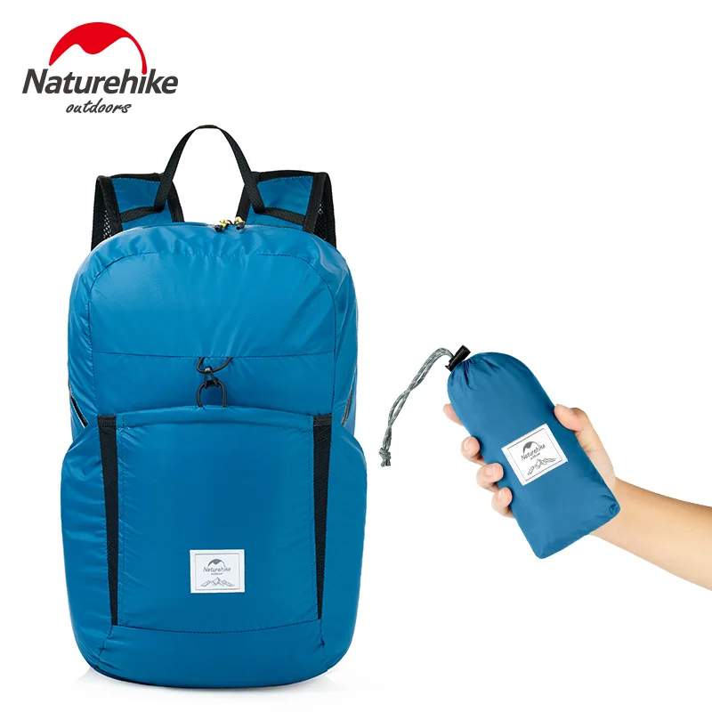 Naturehike 25L путешествия рюкзак складной Открытый Спорт Кемпинг велоспорт пеший Туризм сумка непроницаемый ультралегкий рюкзак 171 г