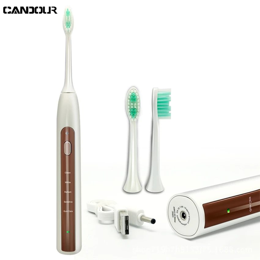 Откровенность CD-51502 электрическая зубная щетка водонепроницаемый электрическая зубная щетка sonic аккумуляторная взрослых щетки зубная