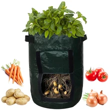 Тканые тканевые мешки для выращивания картофеля, садовые горшки, горшки для выращивания овощей, сумки для выращивания, хозяйственные дома, садовые полиэтиленовые сумки
