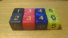 Free shipping 4pc 6-sided pearl-like dice 16mm for board game/card game and other games accessories