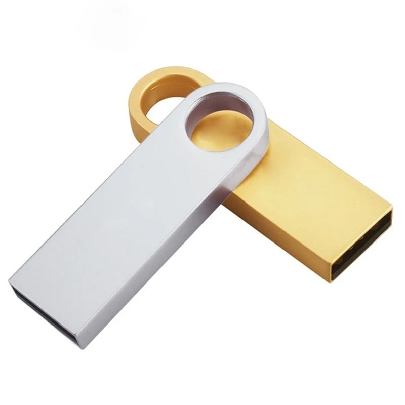 

Waterproof Metal Pen Drive Usb Flash Drive Pendrive Silver/Golden Flash Card Usb 2.0 U Disk Flash Memory Stick