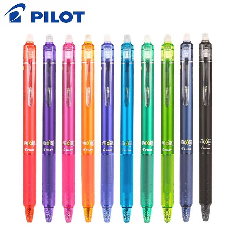 Pilot FriXion LFBK-23F LFBK-23EF шариковая ручка 5 шт 0,5 мм 0,7 мм 10 цветов для выбора стираемые чернила Пишущие принадлежности 2018