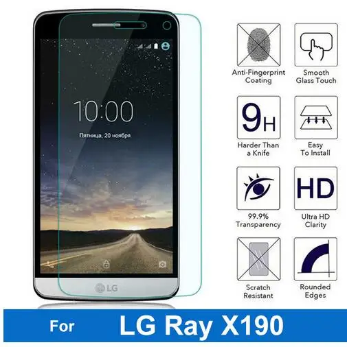 10 шт. 0 26 мм защитное закаленное стекло для LG Ray X190 F670 5 дюймов Защита экрана