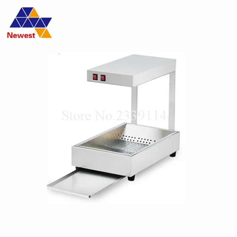 

Automatic temperature control hot display showcase churros warmer with filter tray
