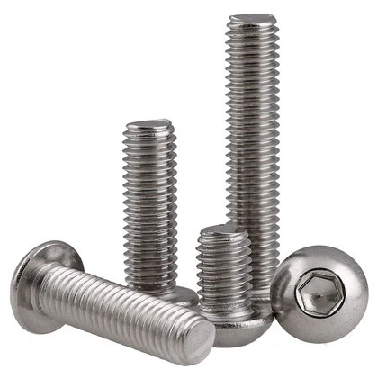 

50PCS Stainless steel hex socket screws M3*35/40/45/50 mm Round head bolts mushroom head bolt