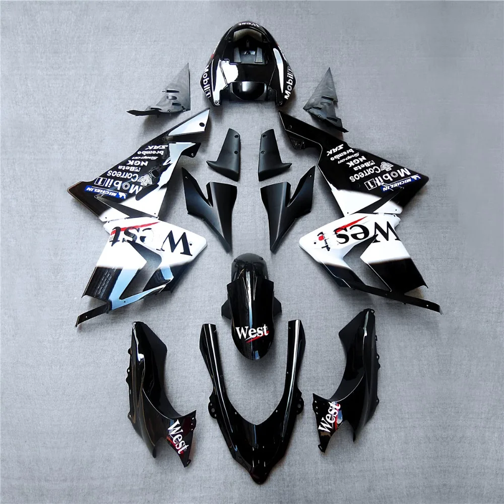 

New Fairing Bodywork Kit Panel Set Fit For Kawasaki Ninja ZX-10R 2004-2005 ZX10R