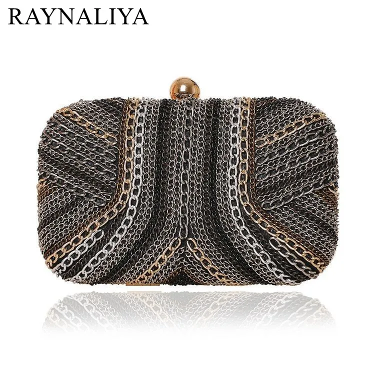 

Knitted Mixed Candy Color Diamonds Women Evening Bags Metal Day Clutches Purse Evening Bag Small Wedding Handbags XST-A0025