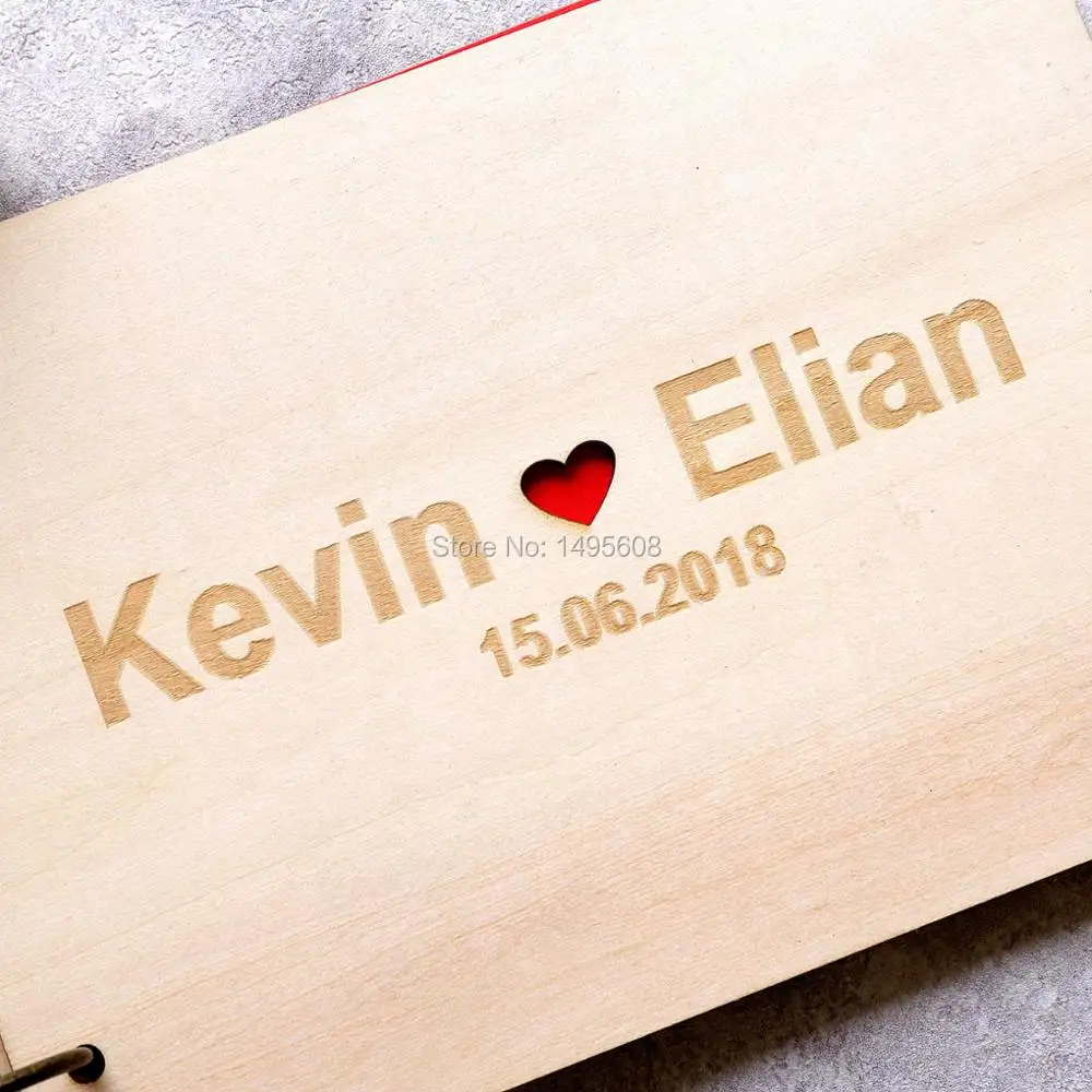 personalized rustic butterfly wedding save the date wood guest books cover guestbooks Reception party favors decorations