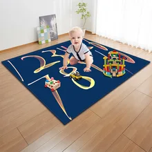 Новые 3D печатные коврики для прихожей для гостиной детские игровые коврики детские кухонные туалеты противоскользящие маты для детской спальни коврик для ползания