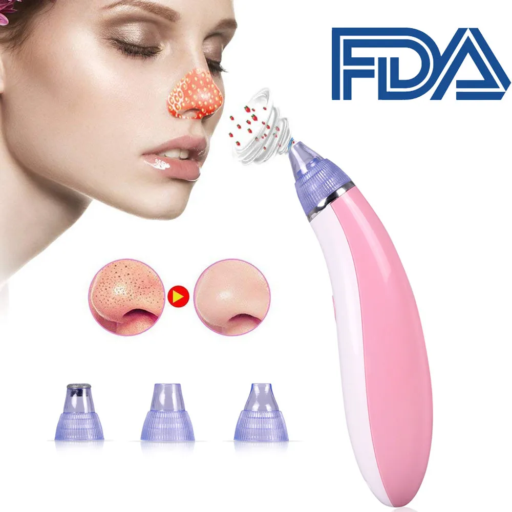 Electric Pore Cleaner Blackhead Vacuum Removal Inhaler Spot Acne Black Head Face Care Cleaning