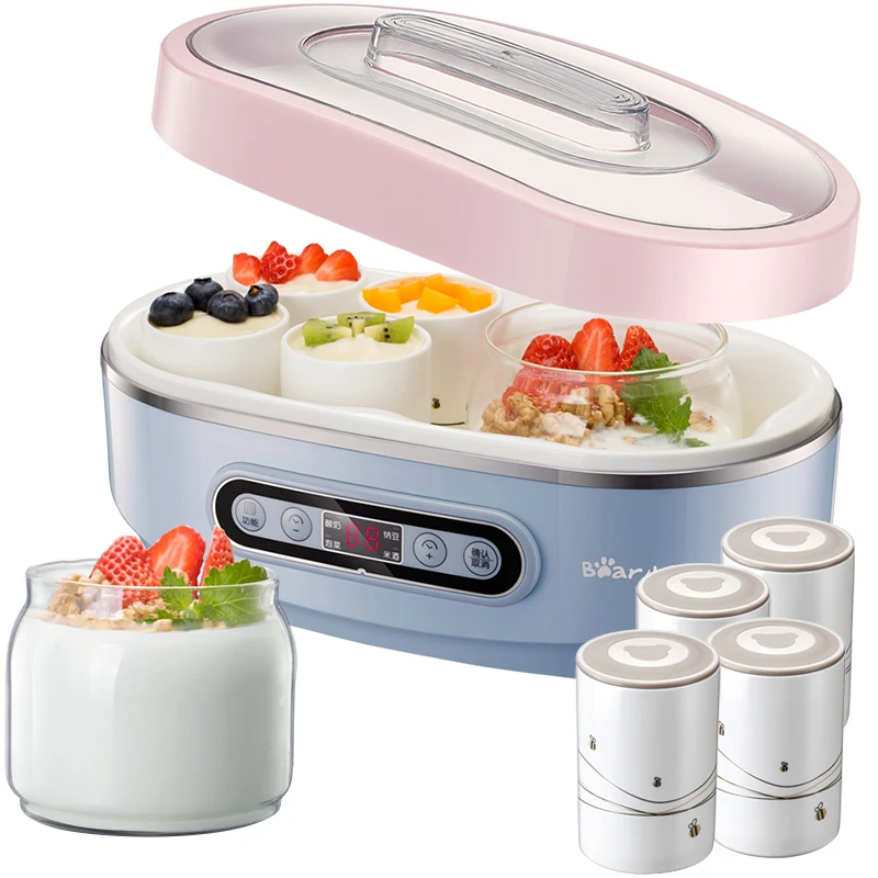 Bear Yogurt Machine Fully Automatic Glass Natto Ceramic Liner Yogurt