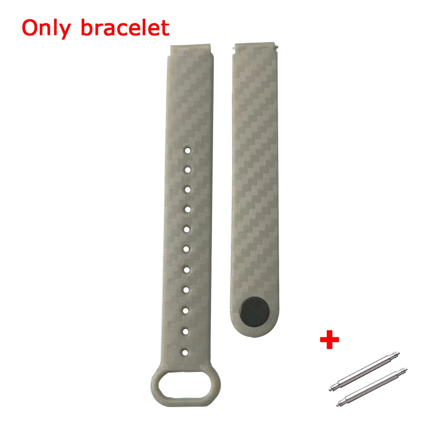 Для mi Band 4 ремешок из углеродного волокна, расширенный браслет для Xiaomi mi, 2 браслета, сменный Браслет, аксессуар для mi Band 3