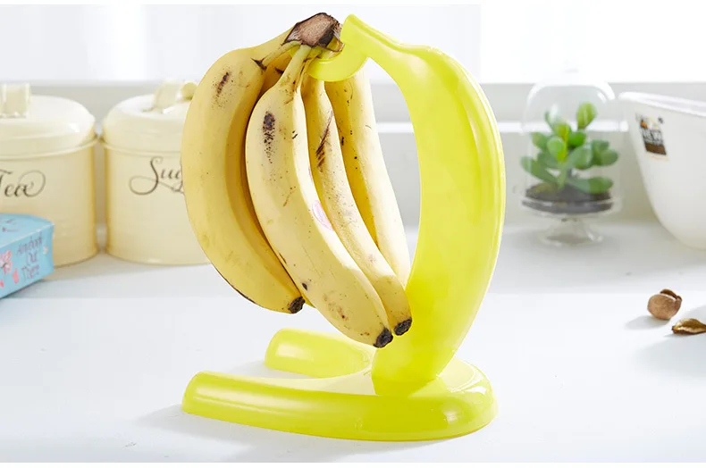 1PC Banana Shape Displaying Banana Hanger Rack Fruit Fresh Keeping