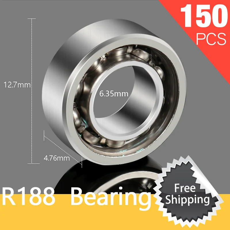 

150pcs Hybrid Bearing 10 Balls Deep Groove Wheel Highs For Toy EDC Finger Gyro and DIY Fishing Reel Ball Bearings Spool Bearing
